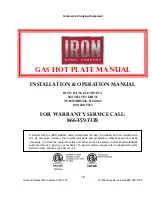 Предварительный просмотр 16 страницы IRON IRHP-12-2B Installation & Operation Manual