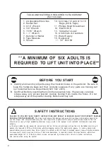 Preview for 2 page of Ironclad FCH-885 Assembly Instructions And Owner'S Manual