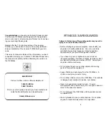 Предварительный просмотр 2 страницы Ironman Fitness 112M Owner'S Manual