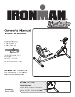 Ironman Fitness 125r Owner'S Manual preview