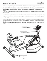 Preview for 4 page of Ironman Fitness 125r Owner'S Manual