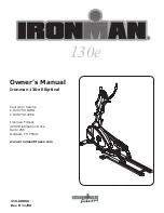 Ironman Fitness 130e Owner'S Manual preview