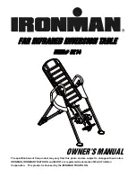 Предварительный просмотр 1 страницы Ironman Fitness 5214 Owner'S Manual