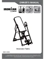 Предварительный просмотр 1 страницы Ironman Fitness 5800 Owner'S Manual