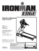 Preview for 1 page of Ironman Fitness Edge Owner'S Manual