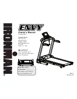 Ironman Fitness ENVY Owner'S Manual preview