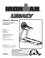 Ironman Fitness LEGACY Owner'S Manual preview