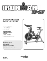 Предварительный просмотр 1 страницы Ironman Fitness M-CT Owner'S Manual