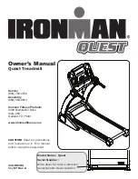 Предварительный просмотр 1 страницы Ironman Fitness Quest Owner'S Manual