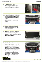 Preview for 10 page of Ironman4x4 BBR085E Installation Manual