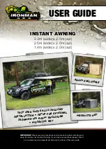 Ironman4x4 INSTANT AWNING User Manual предпросмотр