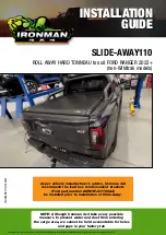 Ironman4x4 SLIDE-AWAY110 Installation Manual preview