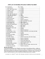 Preview for 6 page of Ironmaster Cable Tower Assembly And Use Instructions