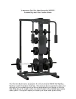 Ironmaster Pec Dec Assembly And Use Instructions preview