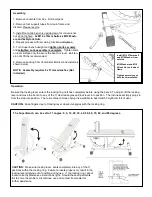 Preview for 2 page of Ironmaster Super Bench Assembly & Operating Instructions