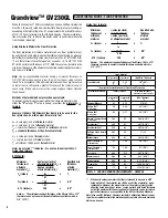 Preview for 8 page of IronStrike Grandview GV230GL Installation And Operation Manual