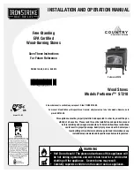 Preview for 1 page of IronStrike Performer ST210 Installation And Operation Manual