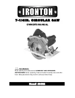 Предварительный просмотр 1 страницы Ironton 46462 Owner'S Manual