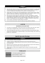 Preview for 5 page of Ironton 54130 Owner'S Manual