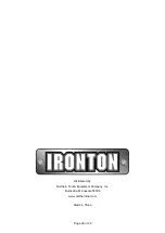 Предварительный просмотр 20 страницы Ironton 61445 Owner'S Manual