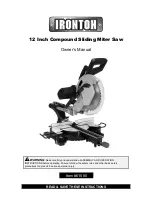 Предварительный просмотр 1 страницы Ironton 61580 Owner'S Manual