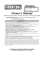 Ironton 999885 Owner'S Manual preview