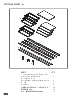 Preview for 3 page of Ironwood CROSSROADS SHELF Assembly Instructions Manual