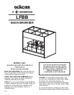 Ironwood GLACIER LFBB Manual предпросмотр