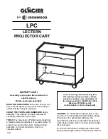 Ironwood GLACIER LPC Assembly Instructions Manual preview