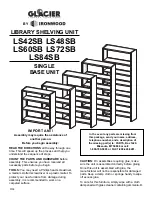 Предварительный просмотр 1 страницы Ironwood Glacier LS42SB Manual