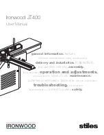 Preview for 1 page of Ironwood JT400 User Manual