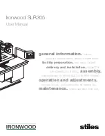 Ironwood SLR305 User Manual preview