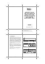 IROX HBR555t User Manual preview