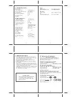 Preview for 4 page of IROX HBR556 Instructions For Use