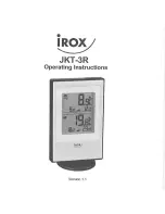 Preview for 1 page of IROX JKT-3R Operating Instructions Manual