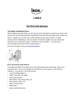 Preview for 1 page of IROX LUNA 6 Instruction Manual