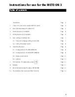 Preview for 3 page of IROX Mete-On 3 Instructions For Use Manual