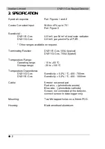 Preview for 6 page of Irradian DV211E-Cos Series User Handbook Manual