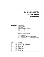 Preview for 3 page of Irradian L203 User Handbook Manual