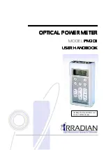 Irradian PM203 User Handbook Manual preview