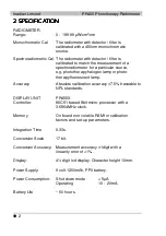 Preview for 6 page of Irradian PR450 User Handbook Manual