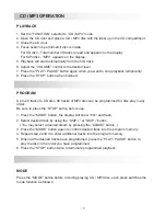 Preview for 19 page of Irradio S-8001MP3 User Manual