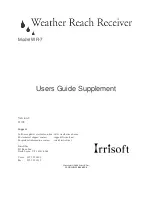 Irrisoft Weather Reach WR-7 User Manual Supplement preview