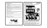 Preview for 6 page of Irritrol Junior Plus 2 Instruction Manual