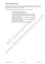 Preview for 9 page of IRT Electronics AMS-4170 Instruction Book