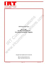 IRT Electronics DVA-3007 Manual предпросмотр