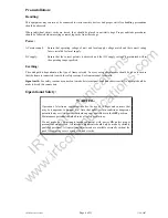 Preview for 6 page of IRT Electronics RWR-3810 Manual