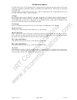 Preview for 6 page of IRT DDC-3480 Instruction Book