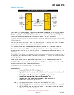 Preview for 6 page of IRT IRT-6630-DTR User Manual