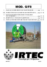 Preview for 1 page of IRTEC G/F8 Instruction Manual For Use And Maintenance